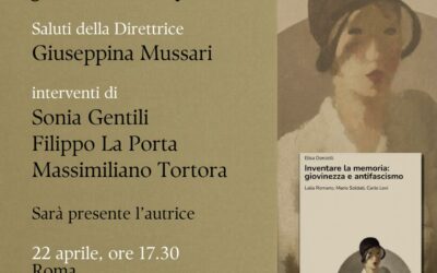 Presentazione del volume Inventare la memoria: giovinezza e antifascismo
